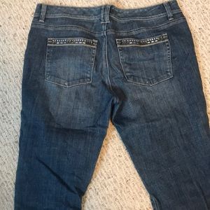 White House Black Market crop leg jeans